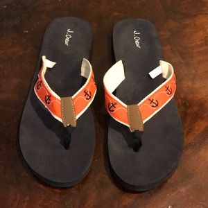 J. Crew Flip Flops size 10 women’s Never worn